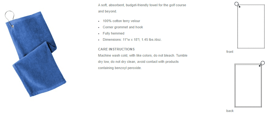 San Mar Port Authority Golf Towel dimensions.png